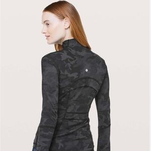 Lululemon Define Jacket in black and grey camp